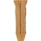 Ekena Millwork 6"W x 7 1/2"D x 18"H Extra Large Acanthus Wood Corbel, Red Oak CORW06X08X18ACRO - alternate 2
